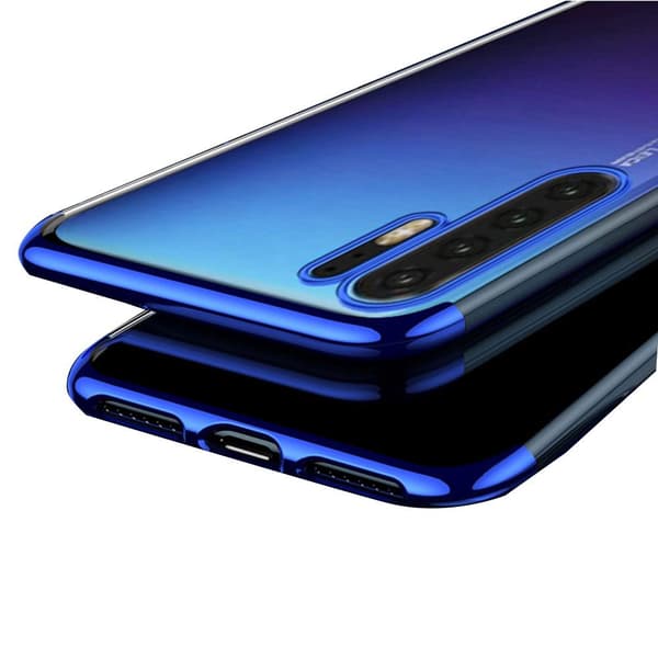Huawei P30 Pro - FLOVEME Extra Tunt Stilsäkert Silikonskal Röd Röd