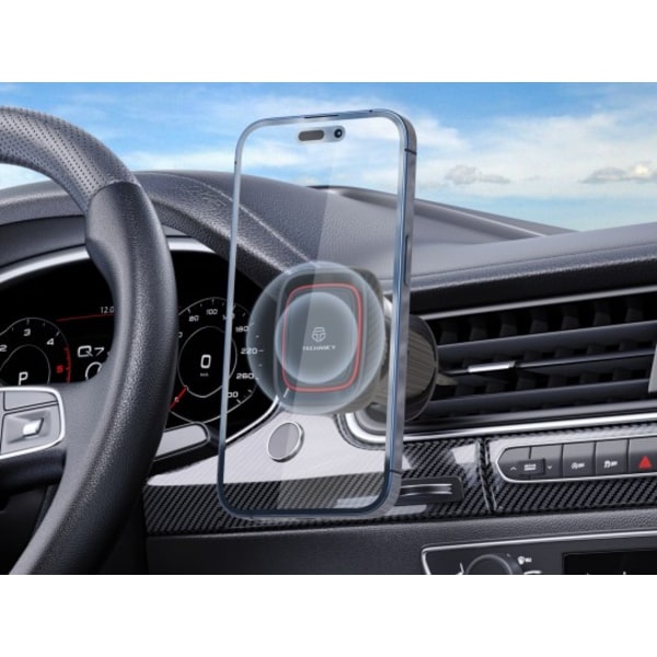Bilhållare för iPhone, Huawei, Samsung Etc. 360° Rotation Mobil Svart