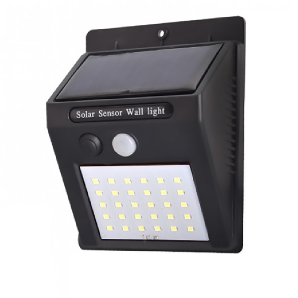 Solcells PIR Automatisk Utomhusbelysning 30 LED