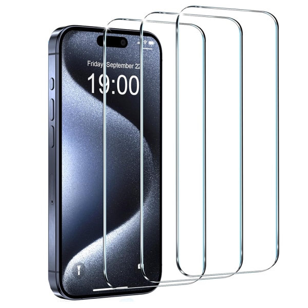 iPhone 15 pro 1set Hydrogel Fram&Baksida Skärmskydd HD 0,2mm