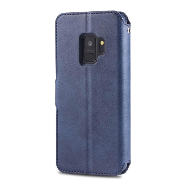 Samsung Galaxy S9 - Praktisk Yazunshi Wallet Case Blå