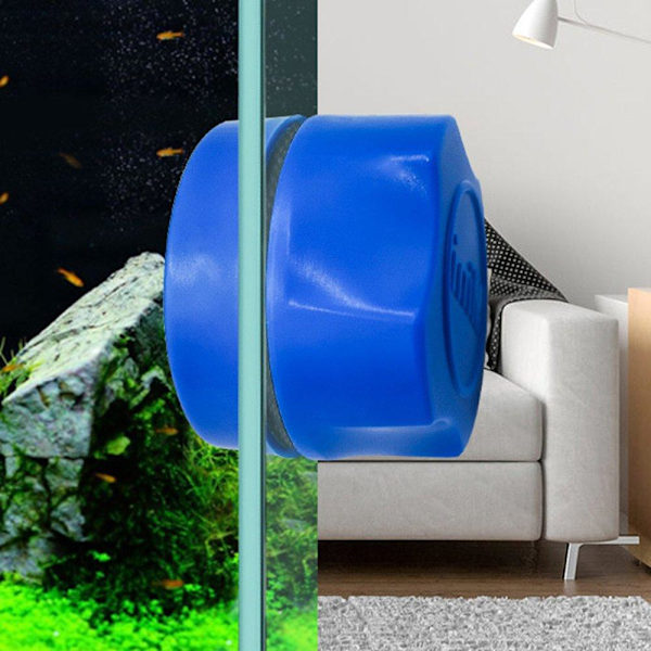 Magnetisk Dubbelsidigt Akvarium Borste Vit