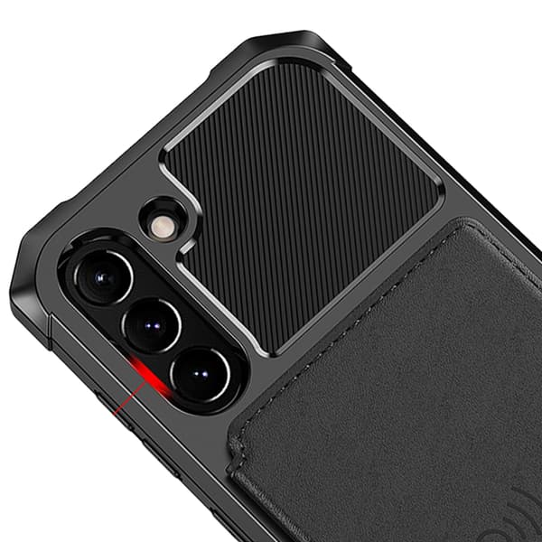 Samsung Galaxy S21 FE - Etui med kortholder Svart