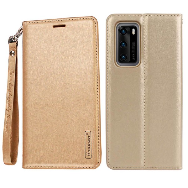 Huawei P40 - (Hanman) Plånboksfodral Svart