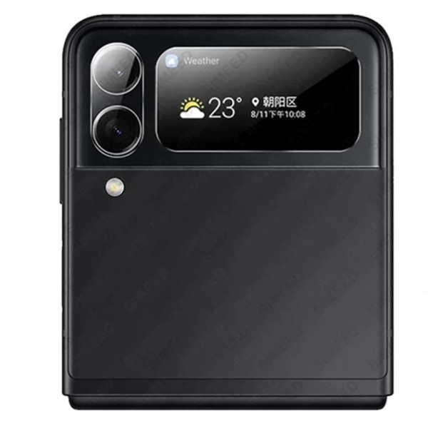 Galaxy Z Flip 3 1Set Skärmskydd (Baksida) Kameralinsskydd Transparent