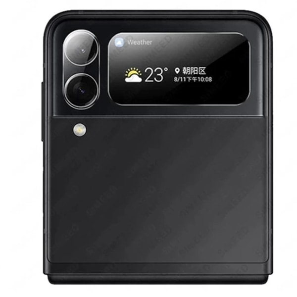 Galaxy Z Flip 3 1Set Skjermbeskytter (bak) Kameralinsebeskytter Transparent