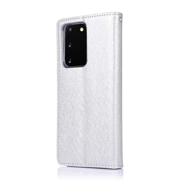Samsung Galaxy S20 - Floveme Wallet Case Silver