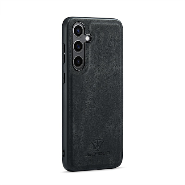 Læderpung med magnetisk holder til Galaxy S24 Grön