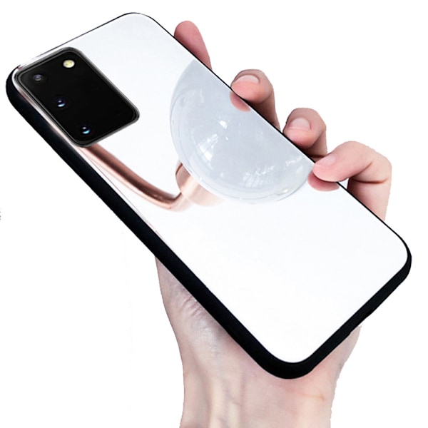 Exklusivt Spegelskal för Samsung Galaxy S20 - Elegans Möter Funktion! Silver