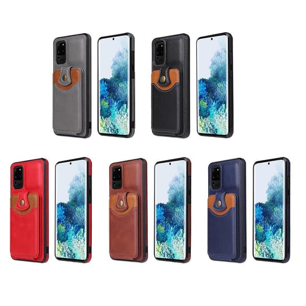 Samsung Galaxy S20 Ultra - Kotelo korttipaikalla Mörkblå Mörkblå