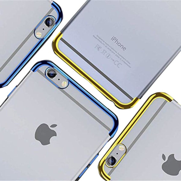 iPhone 5/5S - Stødabsorberende silikonetui (FLOVEME) Guld