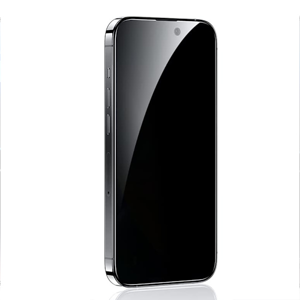 iPhone 14 Pro Max Anti-Spy Skärmskydd HD 0,3mm Svart