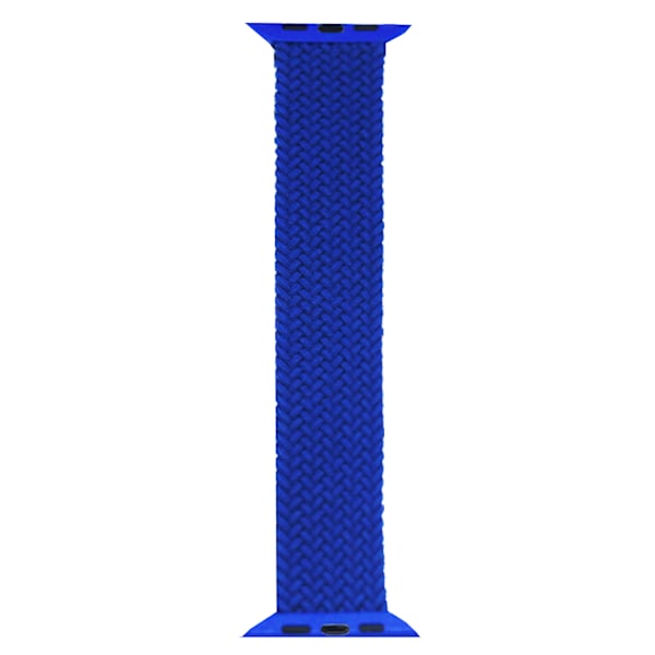 Apple Watch 42/44/45/49mm - Elastiskt Armband i Nylon Blå/Grå/Grön XS