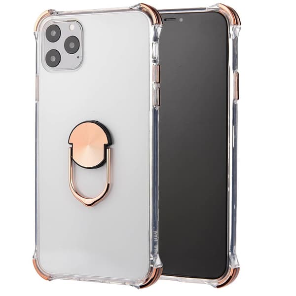 iPhone 11 Pro - Praktiskt Skyddsskal med Ringhållare Blue Blå