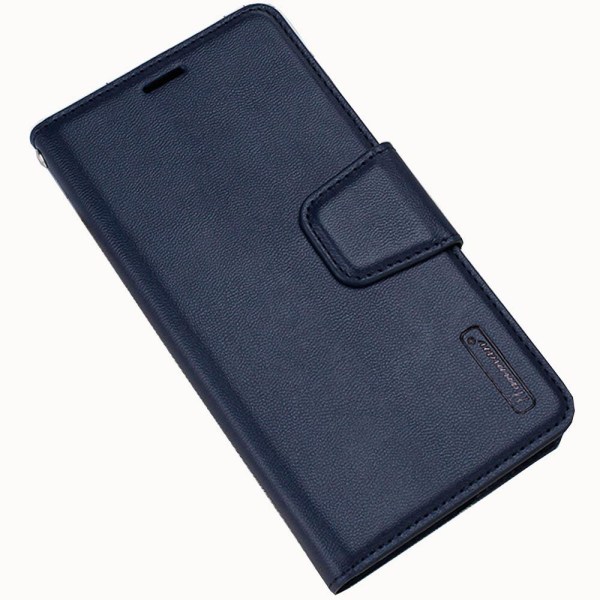 Huawei P30 Lite - Elegant Smart Plånboksfodral (HANMAN) Mörkblå