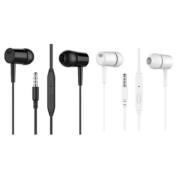 D21 3.5mm Bass In-Ear H�rlurar Vit