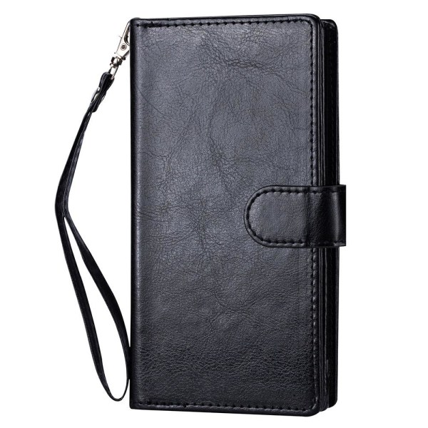 iPhone 12 - Robust 9-korts lommebokfutteral Brun