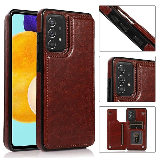 Samsung Galaxy A52 - NKOBEE Cover med kortholder Marinblå
