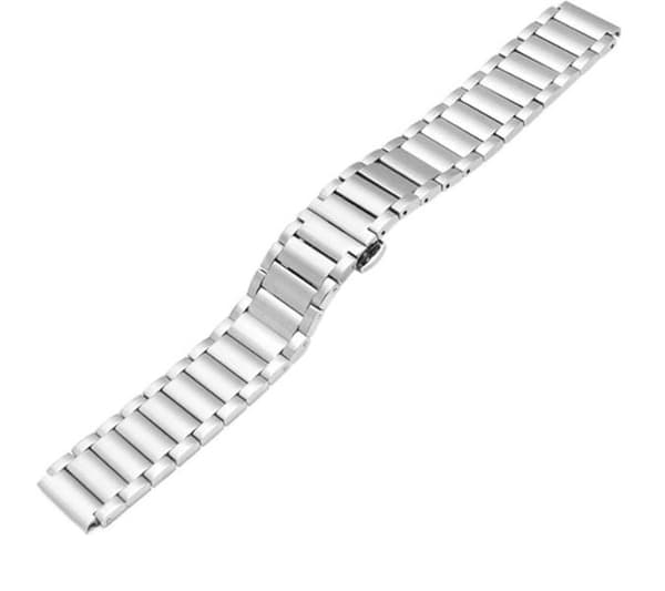 Stilren 18mm Klocklänk i ROSTFRITT STÅL Silver/Grå