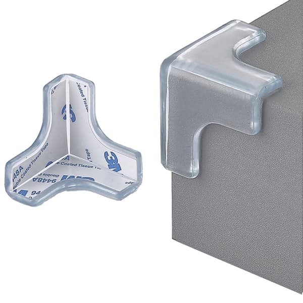 4-PACK & 8-PACK Självhäftande Hörnskydd Babysäkerhet 8-PACK Gul