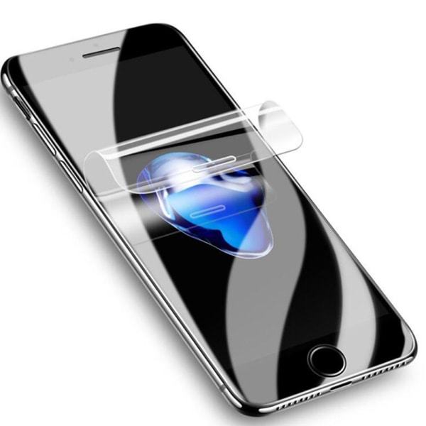 iPhone 7 2-PACK näytönsuoja 9H Nano-Soft Screen-Fit HD-Clear Transparent/Genomskinlig