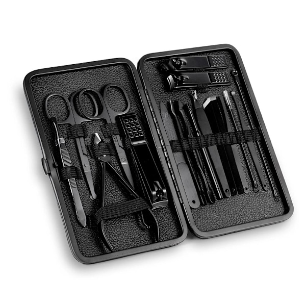 Hög Kvalitets Manikyr/Pedikyr Kit 16-Pack