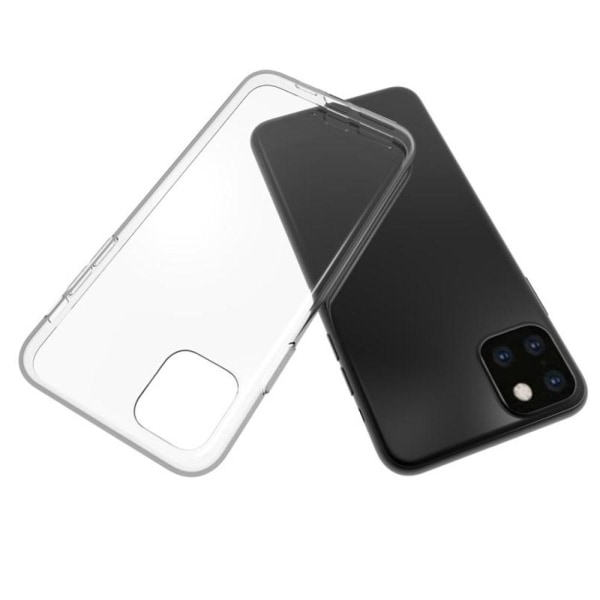 iPhone 11 Pro - Skyddande Smart Silikonskal Transparent