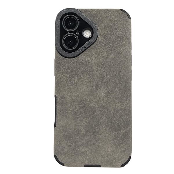 iPhone 16 Plus  Silikonskal med Maxat Grepp och Linskydd Blå