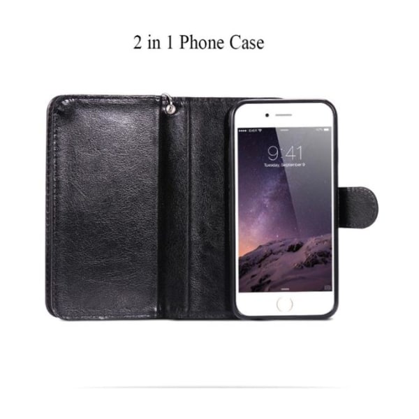 Smidigt 9-korts Plånboksfodral - iPhone SE 2020 Roséguld
