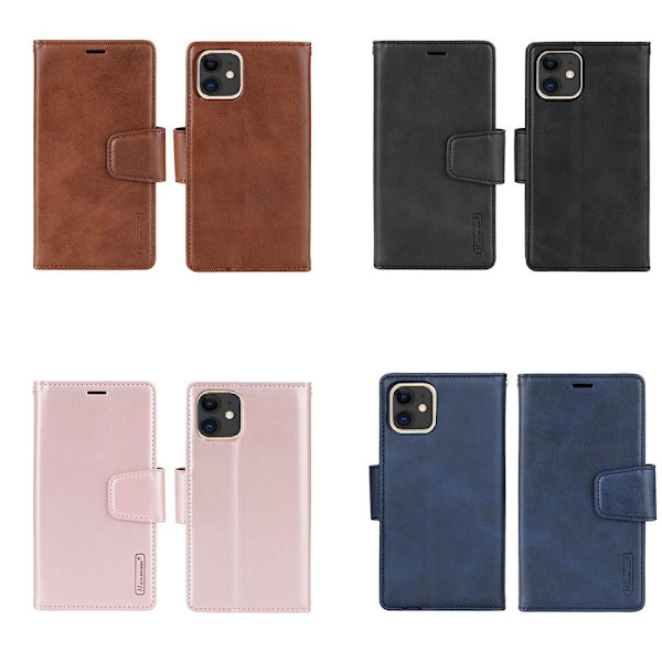 iPhone 12 - 2-1 HANMAN Pungeetui Brun