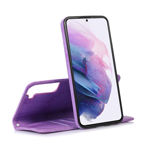 Samsung Galaxy S23 Plus - Praktiskt Stilrent Plånboksfodral Svart
