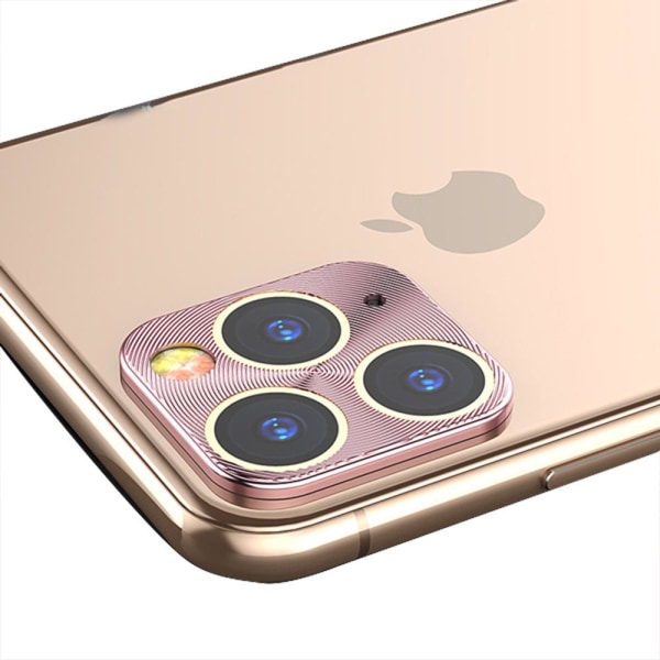 Högkvalitativ Kameralinsskydd Ram iPhone 11 Pro Max Roséguld