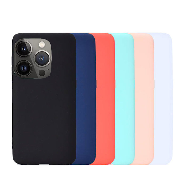 iPhone 13 Pro Max - LEMAN Silikonskal Mörkblå