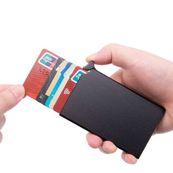 Smidig RFID-Skydd Korthållare Blå