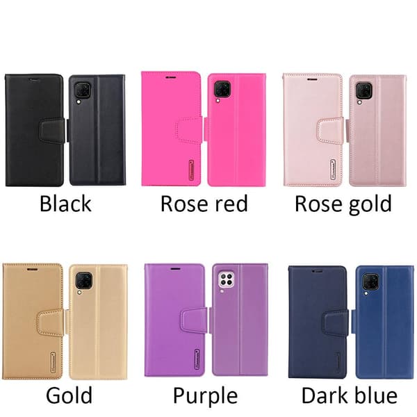 Huawei P40 Lite - Hanman Plånboksfodral Svart
