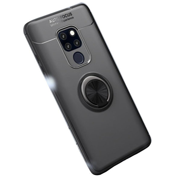 Huawei Mate 20 Pro - AUTO FOCUS - Skal med Ringhållare Svart/Blå