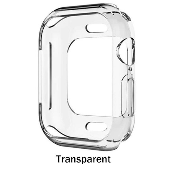 Skyddande TPU Skal - iWatch Serie 1/2/3 Transparent/Genomskinlig 38mm