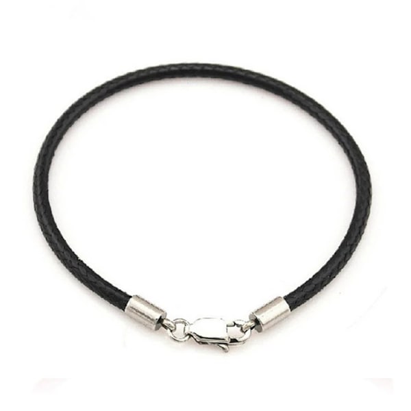 Hög Kvalitet Tunt PU-Läder Armband Brun