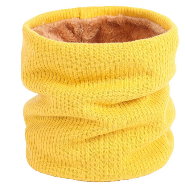 Nackhalsduk Ullgarn Fuskpäls Kaffe
