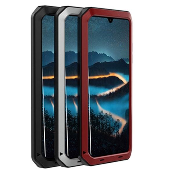 Huawei P30 Pro - Skyddande HEAVY DUTY Aluminium Skal Silver
