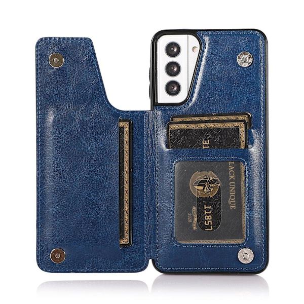 Samsung Galaxy S21 Plus - Cover med kortholder Svart