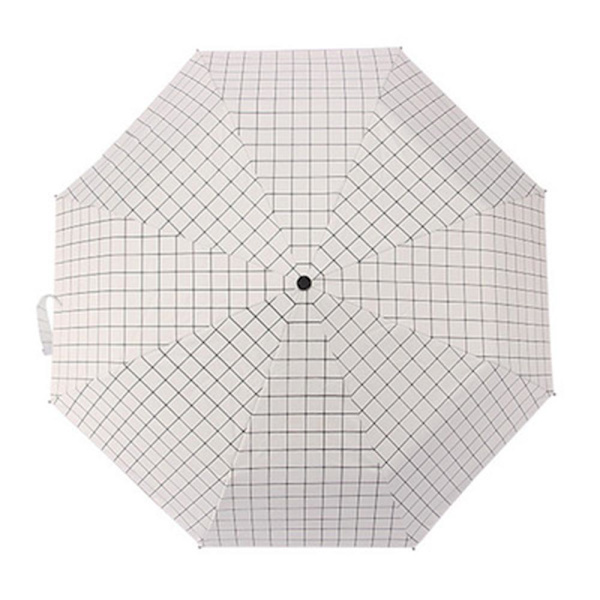Stilrent Anti-UV Slittåligt Paraply Svart