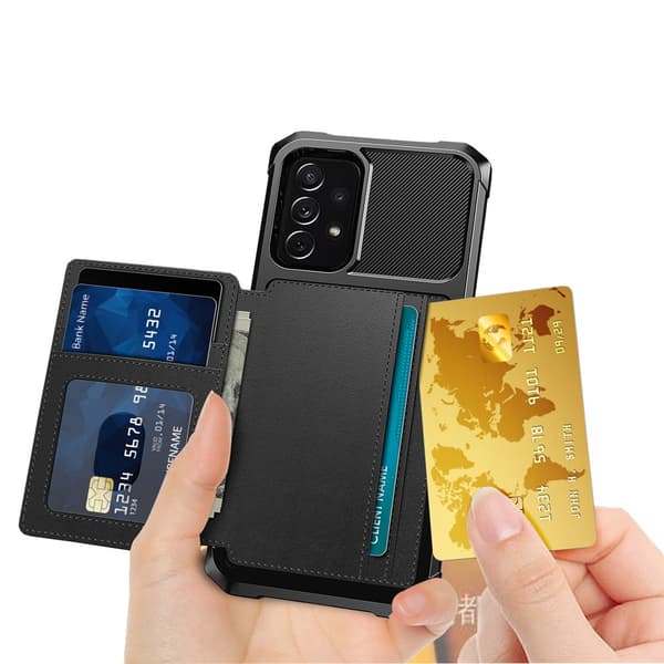 Samsung Galaxy A53 5G - Elegant deksel med kortholder Grön