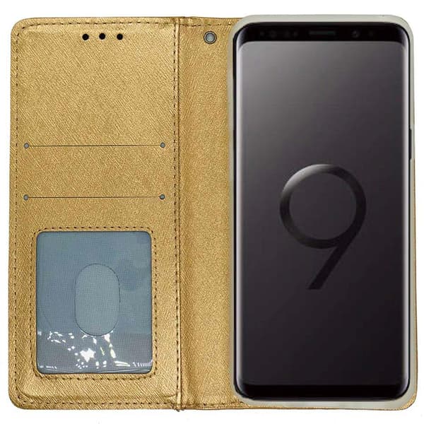 Samsung Galaxy S9 - FLOVEME Exklusivt Plånboksfodral Silver