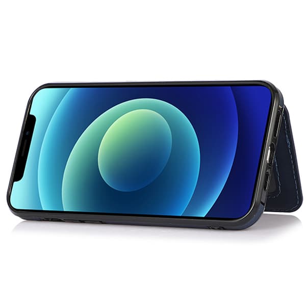 iPhone 14 Plus - Skal med Korthållare Blå