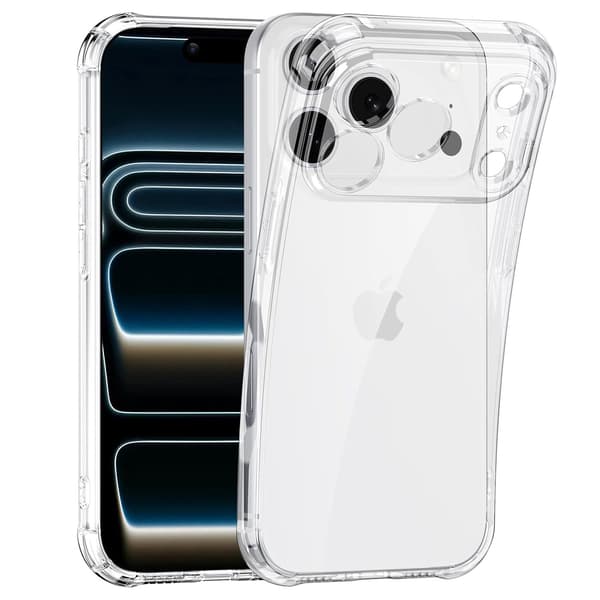 iPhone 17 Pro Silikonskal Airbag + Kepsfunktion