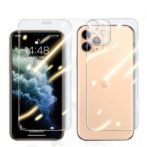 Fram- & Baksida Sk�rmskydd iPhone 12 Pro Max Transparent