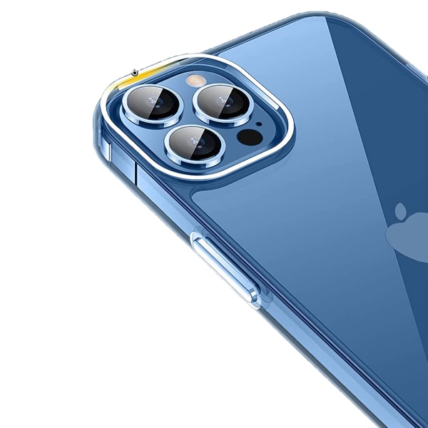 iPhone 14 Pro - Ohut Floveme-silikonikotelo Genomskinlig