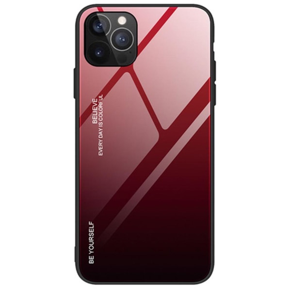 iPhone 12 Pro Max - NKOBEE Cover Svart/Röd