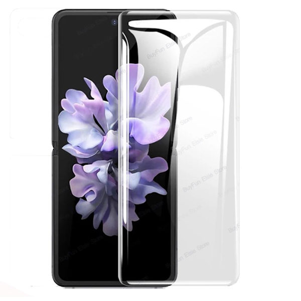 Fram- & Baksida Skärmskydd 3 in 1 Hydrogel Galaxy Z Flip Transparent